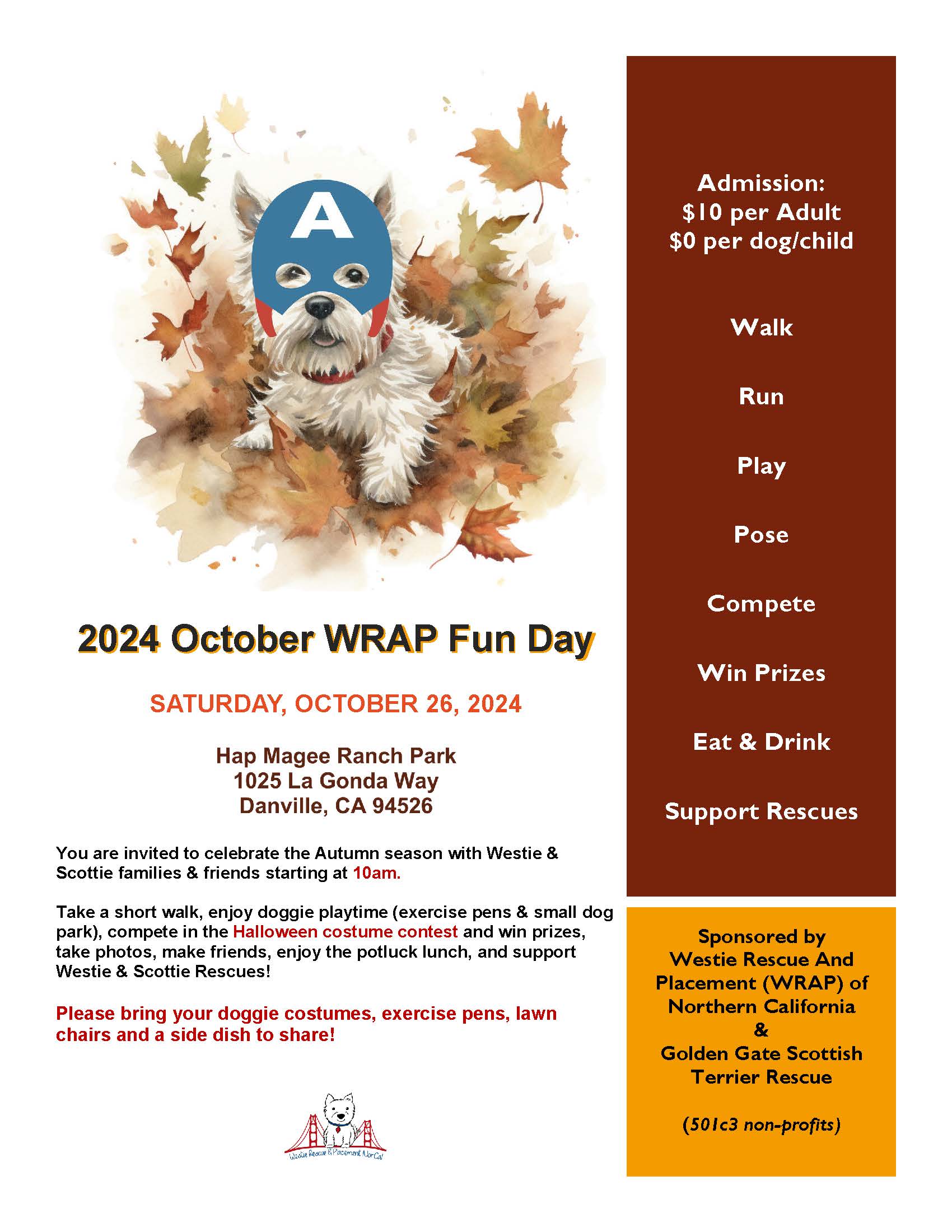 2024 October WRAP Fun Day Flyer